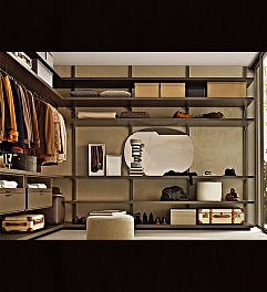Гардеробная комната Gliss Walk-In фабрики Molteni&C